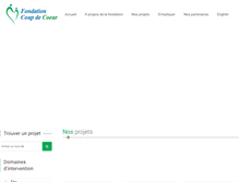 Tablet Screenshot of fondationcoupdecoeur.org